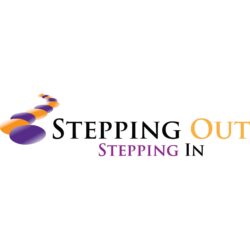Stepping Out Stepping In logo